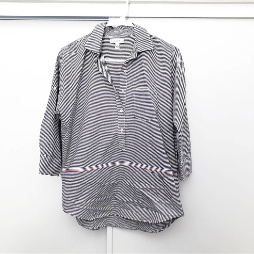 J. Crew striped blouse 2